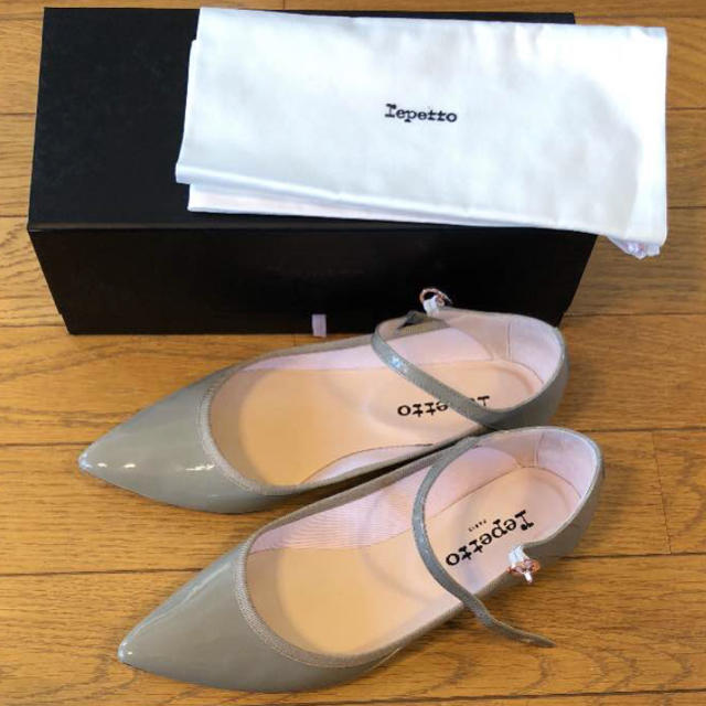 repetto(レペット)の「値下げ」レペット バレリーナ 38 グレージュ puce レディースの靴/シューズ(バレエシューズ)の商品写真