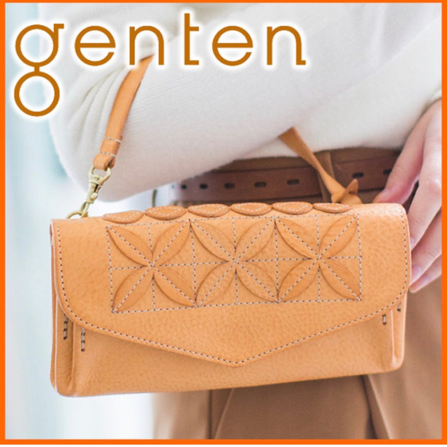 genten - genten ゲンテン お財布 ショルダーの通販 by だんぼー's ...