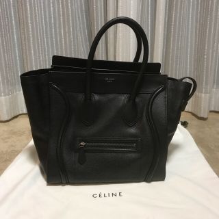 セリーヌ(celine)のセリーヌ ラゲージミニショッパー ドラムドカーフ(トートバッグ)