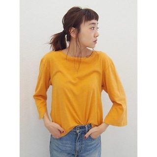 アングリッド(Ungrid)の♡17SS 新品 大人気完売色♡　カットソー　マスタード(Tシャツ(長袖/七分))