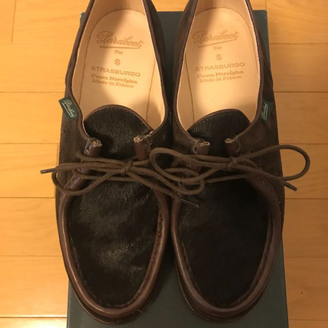 Paraboot(パラブーツ)の新品 未使用 パラブーツ ミカエル ポニー サイズ42 ストラスブルゴ メンズの靴/シューズ(ドレス/ビジネス)の商品写真