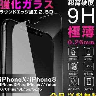 iPhone6.6sガラスフィルム(保護フィルム)