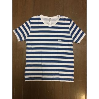 マーガレットハウエル(MARGARET HOWELL)のMHL. マーガレット・ハウエル ボーダーtシャツ M 美品 値下げ(Tシャツ/カットソー(半袖/袖なし))