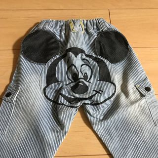 ディズニー(Disney)のミッキー ヒッコリーパンツ 100(パンツ/スパッツ)