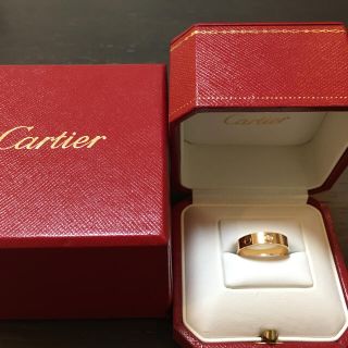 カルティエ(Cartier)の☆ちーりん様用☆カルティエ ラブリング ピンクゴールド 18G一粒ダイヤ(リング(指輪))