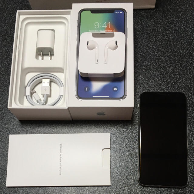 初回限定】 Apple - Ayaaa iPhoneX 64GB シルバー docomo