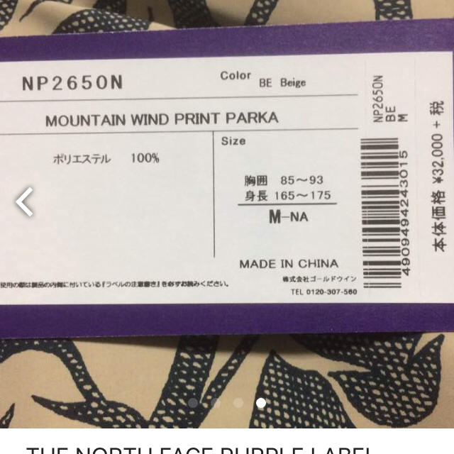 THE NORTH FACE PURPLE LABEL