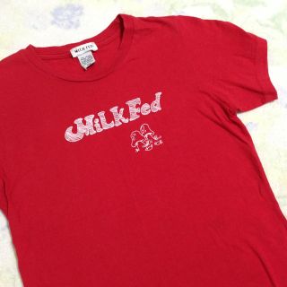 ミルクフェド(MILKFED.)のMILKFED＊まっ赤なTシャツ(Tシャツ(半袖/袖なし))