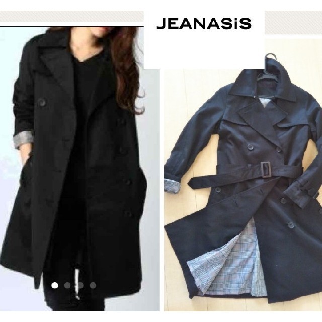 JEANASIS(ジーナシス)のトレンチコート　値下げ レディースのジャケット/アウター(トレンチコート)の商品写真