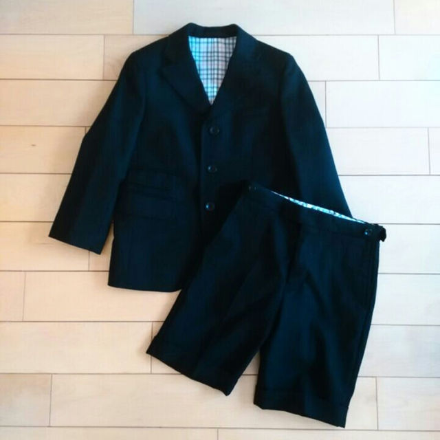 BURBERRY(バーバリー)のDAKS  男児110スーツ キッズ/ベビー/マタニティのキッズ服男の子用(90cm~)(ドレス/フォーマル)の商品写真