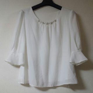 レッセパッセ(LAISSE PASSE)の新品♥LAISSE PASSE ﾚｰｽﾌﾚｱｶﾌｽﾌﾞﾗｳｽ(シャツ/ブラウス(長袖/七分))