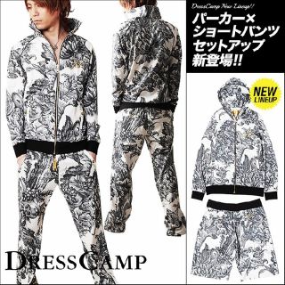 ドレスキャンプ 白 セットアップ/ジャージ (メンズ)の通販 2点
