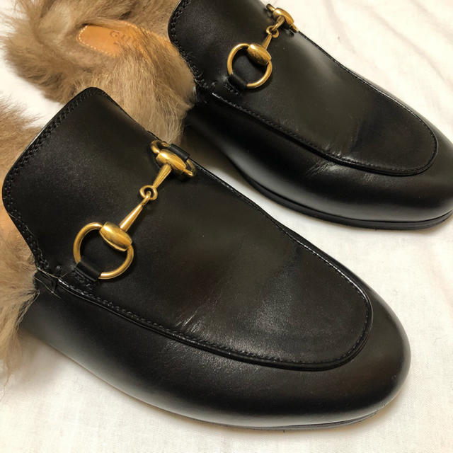 Gucci - GUCCI グッチ プリンスタウン レザーファースリッパ 36.5の通販 by ♡S.K♡'s shop｜グッチならラクマ