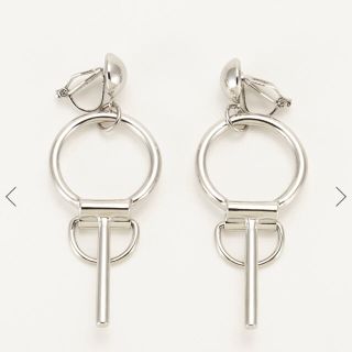 マウジー(moussy)のmoussy モチーフ イヤリング MOTIF EARRINGS シルバー(イヤリング)