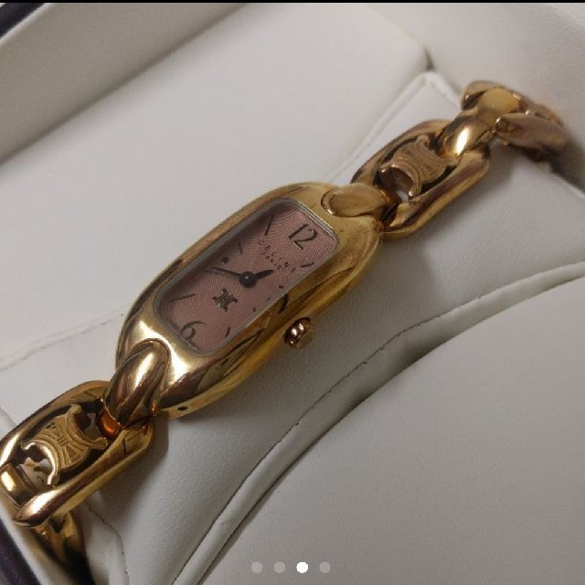 celine(セリーヌ)のセリーヌ　ピンクゴールド　腕時計 レディースのファッション小物(腕時計)の商品写真