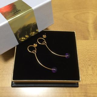 エテ(ete)のete アメジストピアス(ピアス)