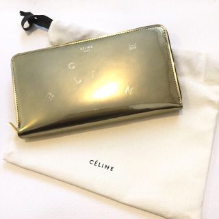 セリーヌ(celine)の【限定品】CELINE 長財布 ラウンドジップ クリスマス アルファベット ロゴ(財布)