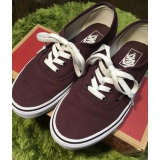 ヴァンズ(VANS)のvans Authentic オーセンティック ブラウン 24㎝(スニーカー)