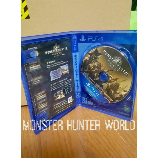 CAPCOM(カプコン)のPS4 モンスターハンター ワールド 通常版 monster hunter エンタメ/ホビーのゲームソフト/ゲーム機本体(家庭用ゲームソフト)の商品写真