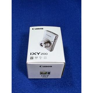 キヤノン(Canon)の新品 メーカー保証 CANON IXY200 シルバー 光学8倍 広角28mm(コンパクトデジタルカメラ)