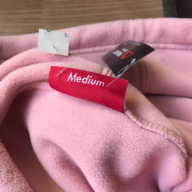 Supreme(シュプリーム)の半タグ付supremePolartecHoodedSweatshirt pink メンズのトップス(Tシャツ/カットソー(半袖/袖なし))の商品写真