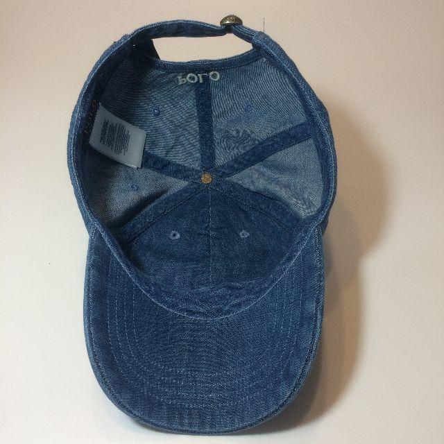 POLO RALPH LAUREN(ポロラルフローレン)のN43 新品 未使用 タグ付き ポロ ラルフローレン ポニー キャップ デニム メンズの帽子(キャップ)の商品写真