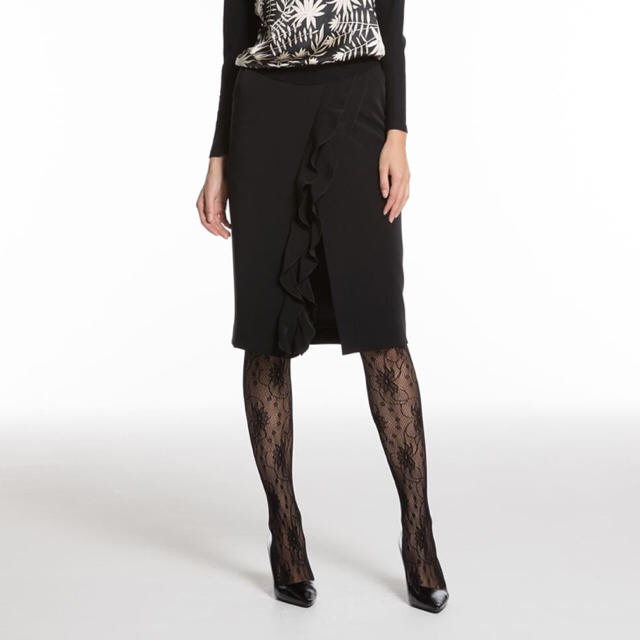 UNIQLO(ユニクロ)のUNIQLO カリーヌ ラッフル フリル タイトスカート レディースのスカート(ひざ丈スカート)の商品写真
