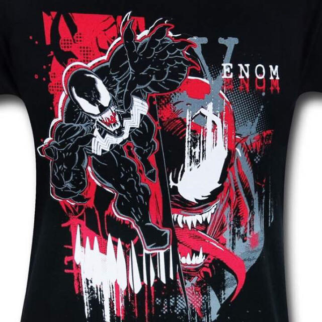 Disney(ディズニー)のベノム ティーシャツ マーベル スパイダーマン メンズ ヴェノム CARNAGE メンズのトップス(Tシャツ/カットソー(半袖/袖なし))の商品写真