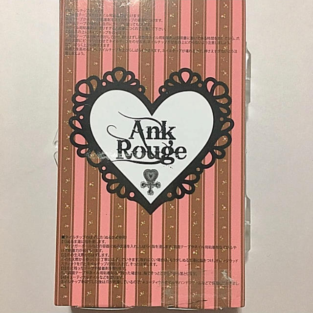 Ank Rouge(アンクルージュ)のAnk Rouge☆ネイルチップ☆新品☆ コスメ/美容のネイル(つけ爪/ネイルチップ)の商品写真