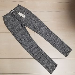 ローリーズファーム(LOWRYS FARM)のLOWRYS FARM ローリーズファーム　スキニーパンツ　千鳥格子柄　Ｓ　新品(スキニーパンツ)