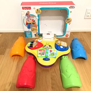 フィッシャープライス(Fisher-Price)のフィッシャープライス おしゃべりバイリンガルテーブル(知育玩具)