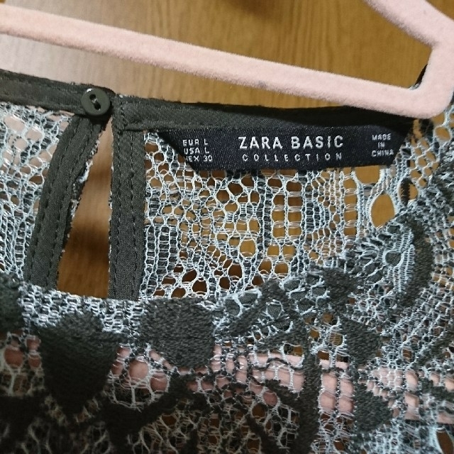 ZARA(ザラ)のZARA BASICレーストップス レディースのトップス(シャツ/ブラウス(半袖/袖なし))の商品写真
