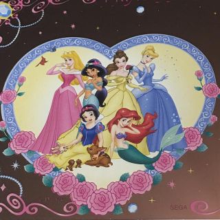 ディズニー(Disney)のディズニープリンセス  2004年の非売品 セガプライズ 未使用パブミラー(その他)