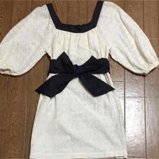 フロムファーストミュゼ(FROMFIRST Musee)の訳あり中古美品♡超ガーリーフロムファースト ワンピース(ひざ丈ワンピース)