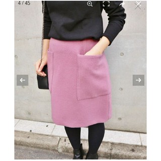 イエナ(IENA)の新品タグ付き✨イエナソフトモッサー台形スカート(ミニスカート)