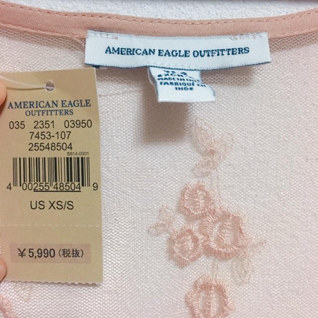 American Eagle(アメリカンイーグル)の新品タグ付き❤︎レースカーディガン レディースのトップス(カーディガン)の商品写真