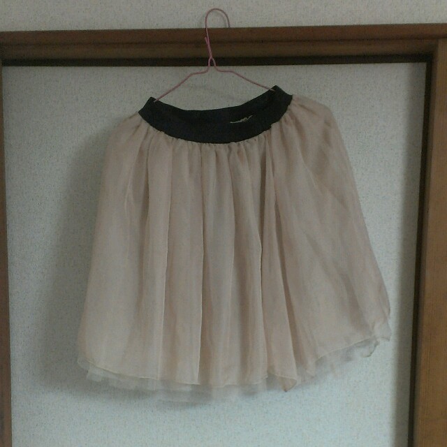 ふんわりチュールスカート レディースのスカート(ひざ丈スカート)の商品写真