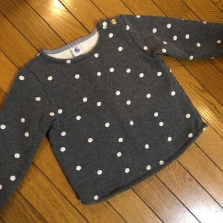 プチバトー(PETIT BATEAU)のプチバトー 人気 ドットプルオーバー(Tシャツ/カットソー)