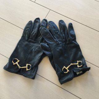 グッチ(Gucci)の正規USED GUCCI グッチ グローブ 手袋 皮 レザー(手袋)