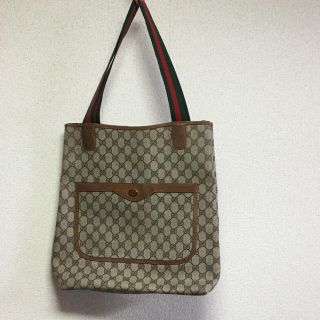 グッチ(Gucci)のさくらんさま専用！ シェリーラインハンドルGG柄トートバッグ(トートバッグ)