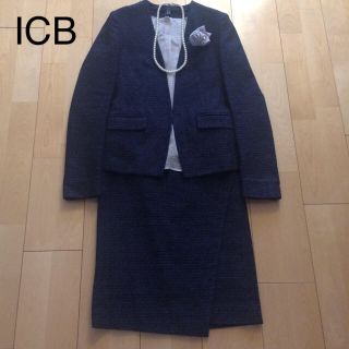 アイシービー(ICB)のICB スカートスーツ パンツスーツ 卒業式 入学式 5号 セレモニー(スーツ)