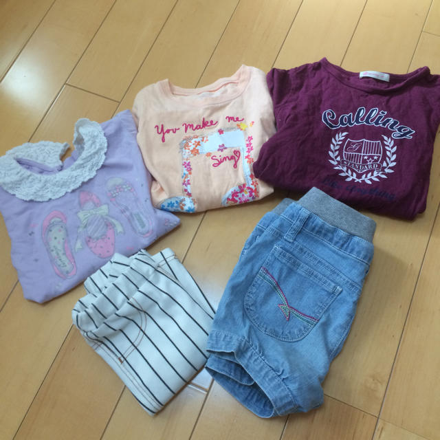 OshKosh(オシュコシュ)の美品 120 女の子 セット ♡ キッズ/ベビー/マタニティのキッズ服女の子用(90cm~)(Tシャツ/カットソー)の商品写真