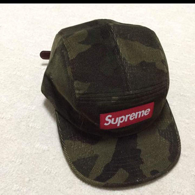 Supreme - supreme cap キャップ コーデュロイ カモフラ 迷彩の Supreme - supreme cap キャップ コーデュロイ カモフラ 迷彩の