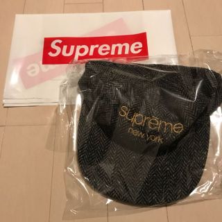 シュプリーム(Supreme)のsupreme Woolherringbone Classic Logo cap(その他)