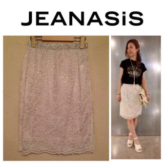 ジーナシス(JEANASIS)のJEANASIS☆総レースタイトスカート(ひざ丈スカート)