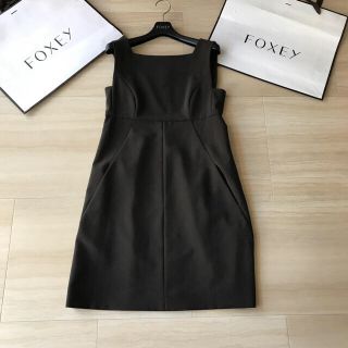 フォクシー(FOXEY)の♡極美品♡フォクシー フレンチボックス(ひざ丈ワンピース)