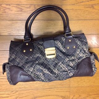 ラシット(Russet)の最終値下❣️ラシット◆ 高級感✨モノグラム ボストン型 ハンドバッグ👜✨ (ハンドバッグ)