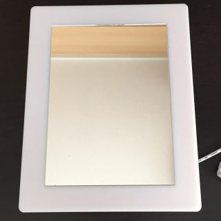 ムジルシリョウヒン(MUJI (無印良品))の無印良品 LEDアクリルミラーライト(卓上ミラー)