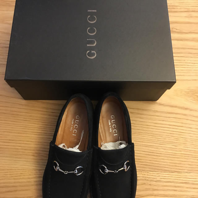Gucci(グッチ)のyifri様専用 GUCCI スエード ビッドローファー  レディースの靴/シューズ(ローファー/革靴)の商品写真