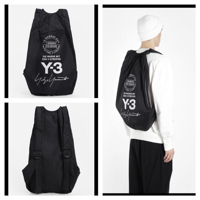 Y-3(ワイスリー)の新作 Y-3 backpack メンズのバッグ(バッグパック/リュック)の商品写真